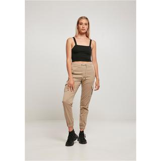 URBAN CLASSICS Pantalon Jogging Cargo Taille Haute  