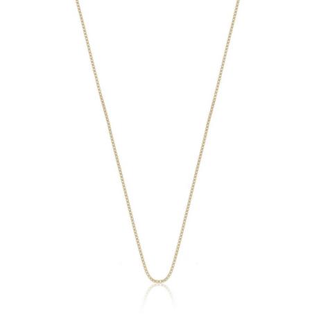 MUAU Schmuck  Collier Venezianer Gelbgold 750, 0.8mm, 45cm 