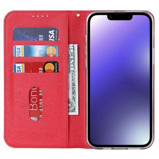 Cover-Discount  iPhone 14 Plus - Silk Texture Flip Case 