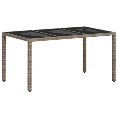 VidaXL Table de jardin rotin synthétique  