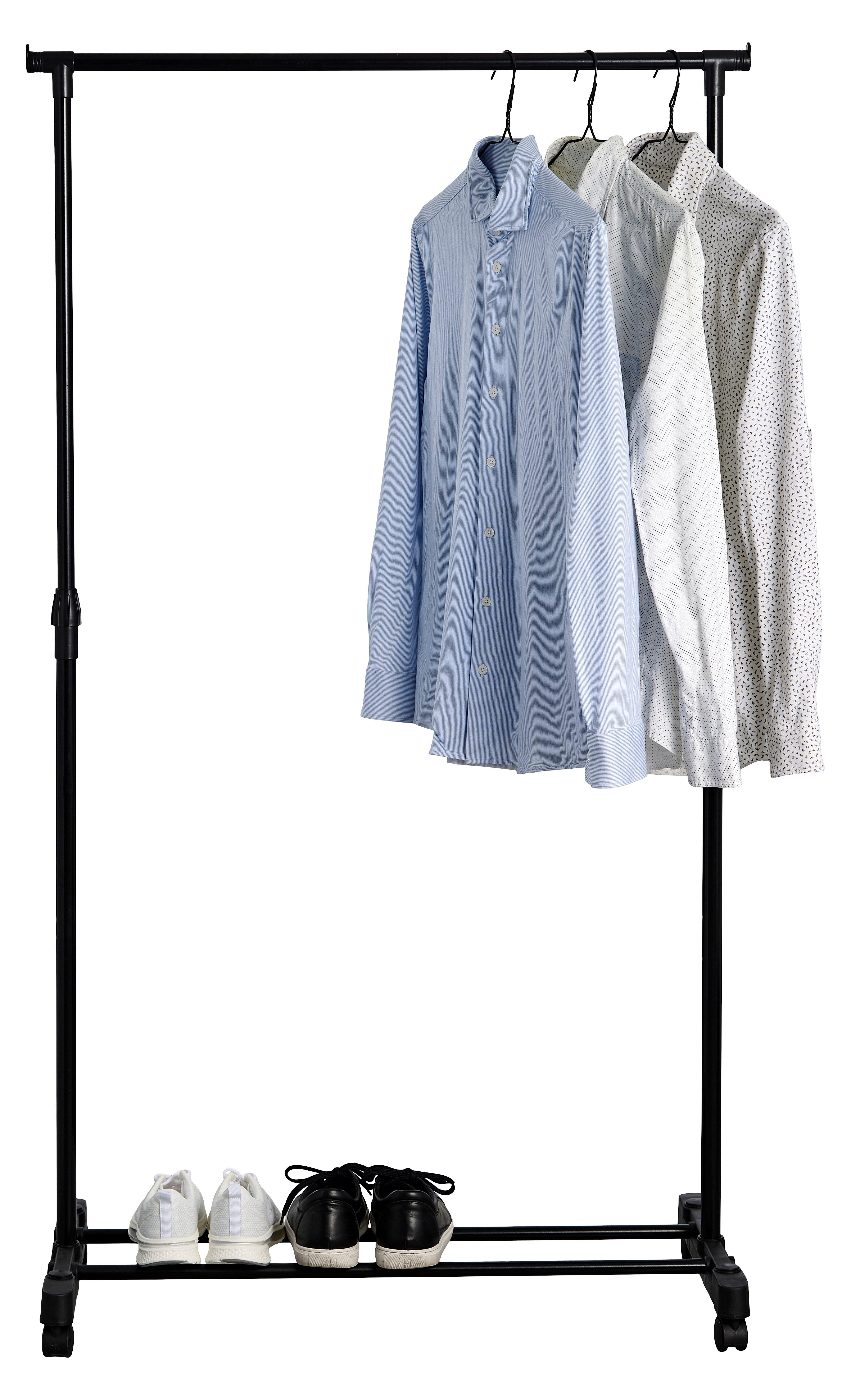 SCHOU Portant à vêtements avec roulettes  