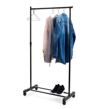 SCHOU Portant à vêtements avec roulettes  