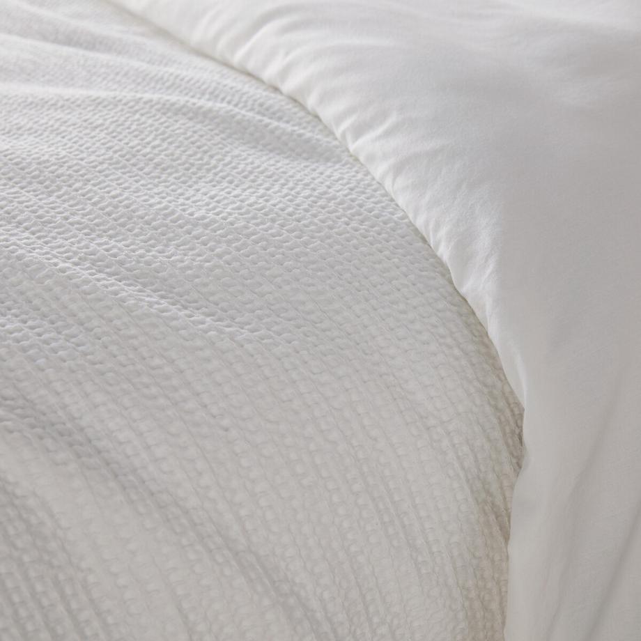 La Redoute Intérieurs Housse de couette Coton Lavé Nid d'Abeille  