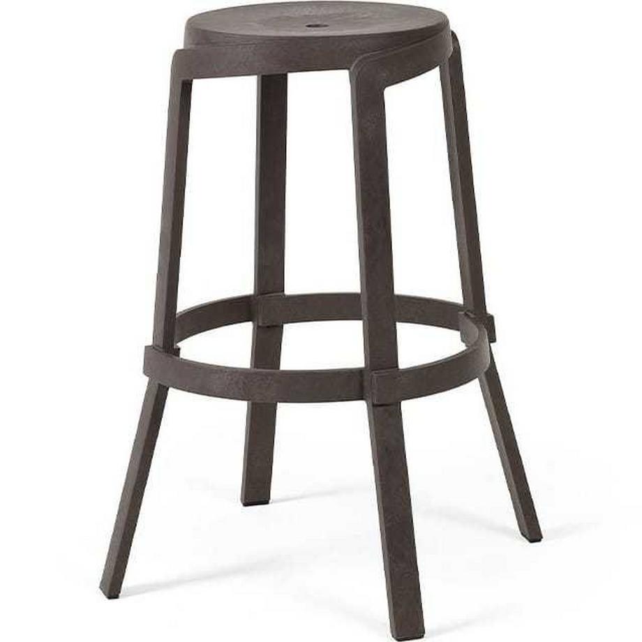 Sgabello da bar Stack Maxi marrone
