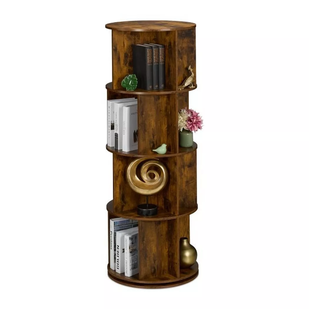 Northix - Torre di libri rotante, 137cm