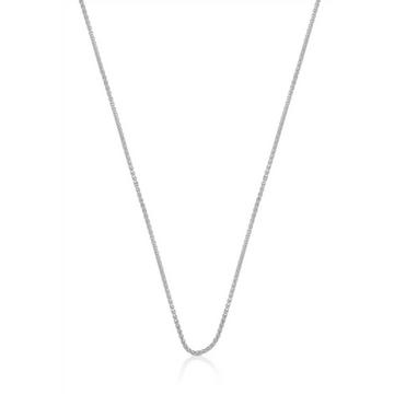 Collier Zopf Weissgold 750, 1.2mm, 45cm