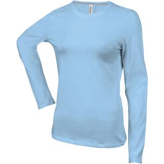 Kariban T-shirt Maniche Lunghe Girocollo  