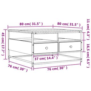 VidaXL Couchtisch holzwerkstoff  