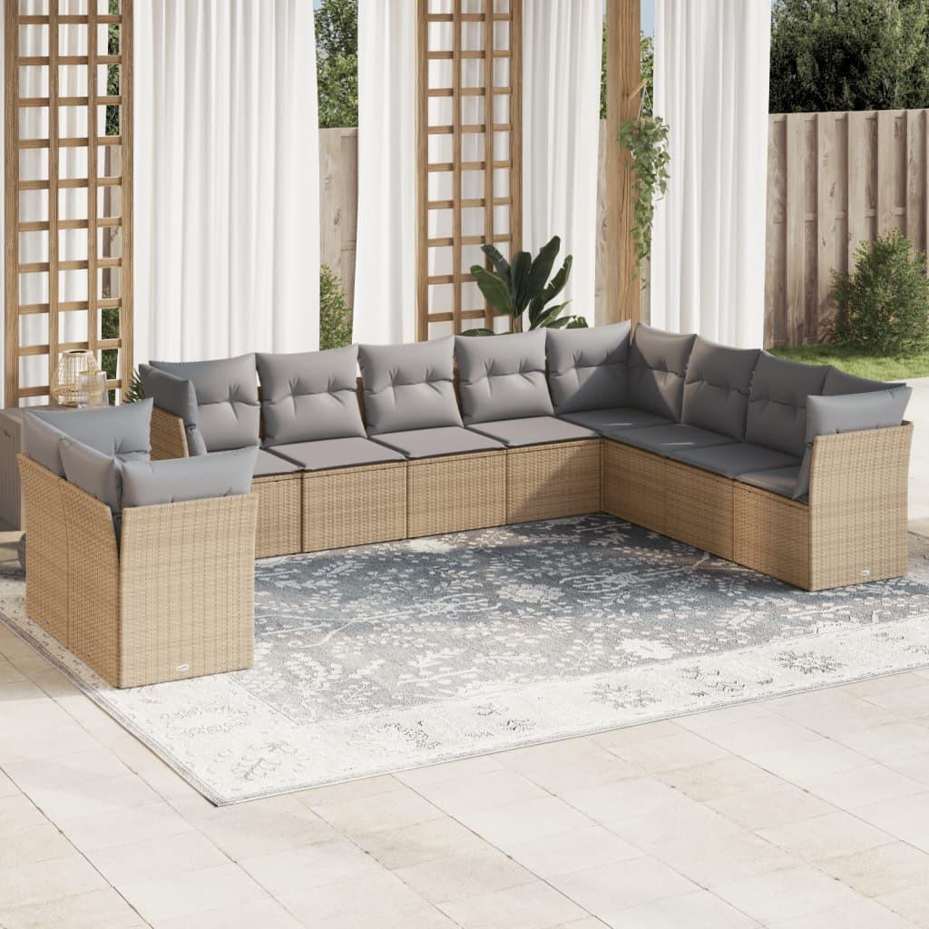 VidaXL Garten sofagarnitur poly-rattan  