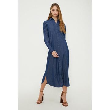 Midi Hemd Kleid