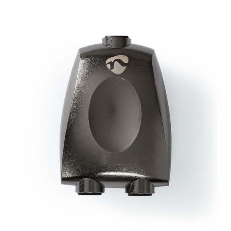 Nedis  Adattatore TosLink | TosLink femmina | 2x TosLink femmina | Splitter | Alluminio | Grigio con metallo | 1 pz. | Scatola 