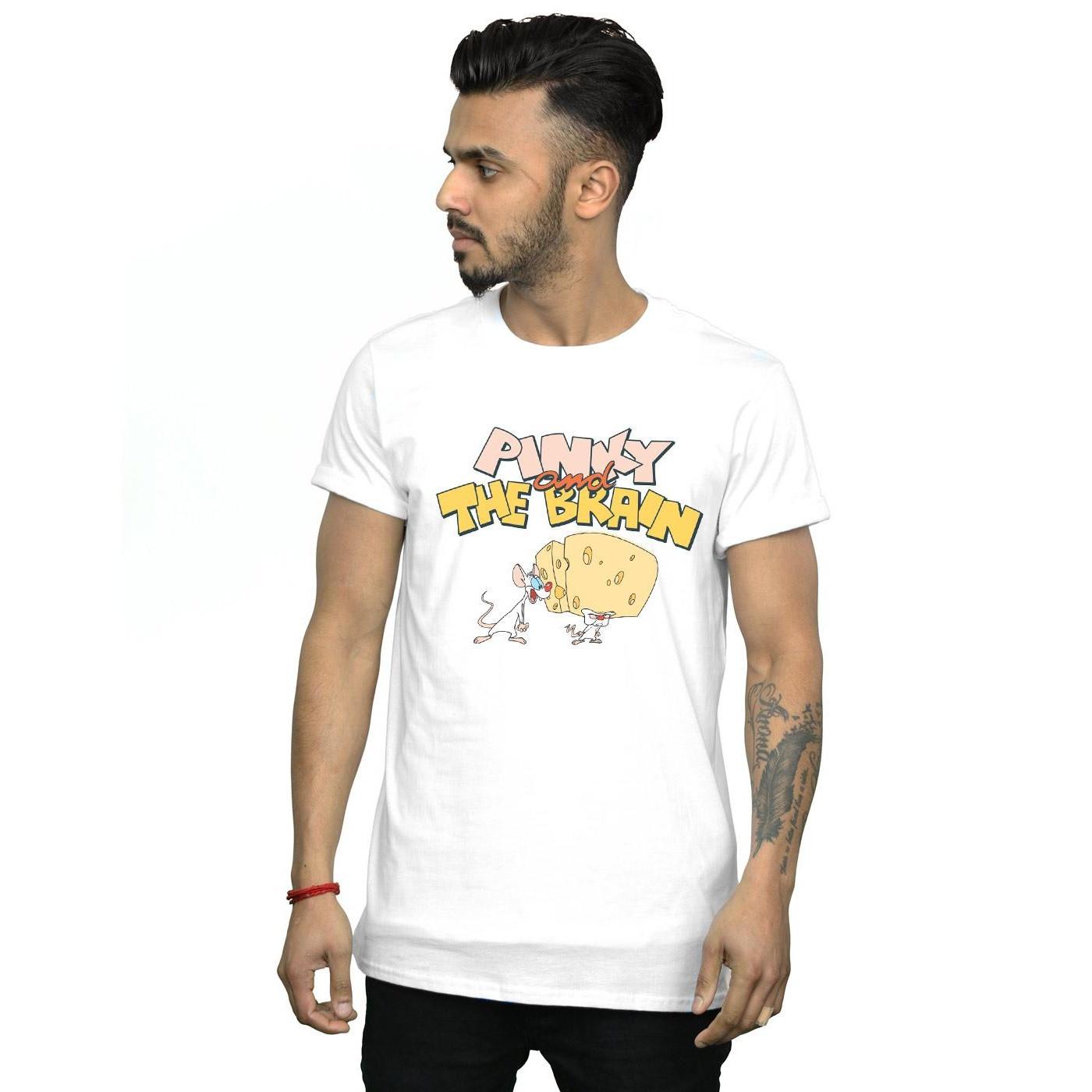 Animaniacs Pinky and The Brain T-Shirt Stampata  