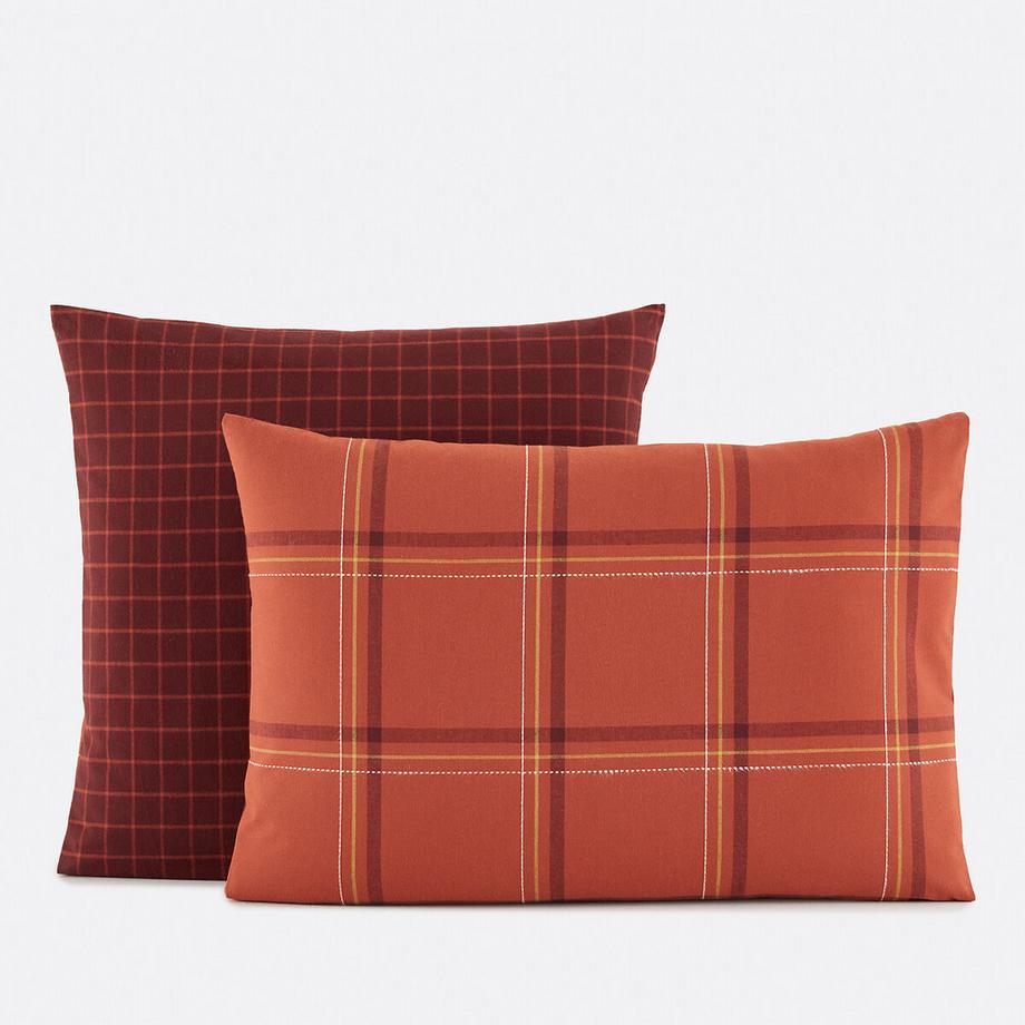 Kissenbezug aus Baumwollflanell