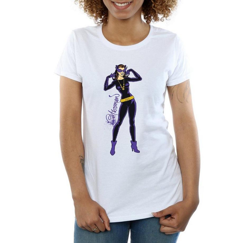 DC COMICS Catwoman T-Shirt Maniche Corte  