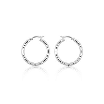 Creolen Weissgold 750, 29mm