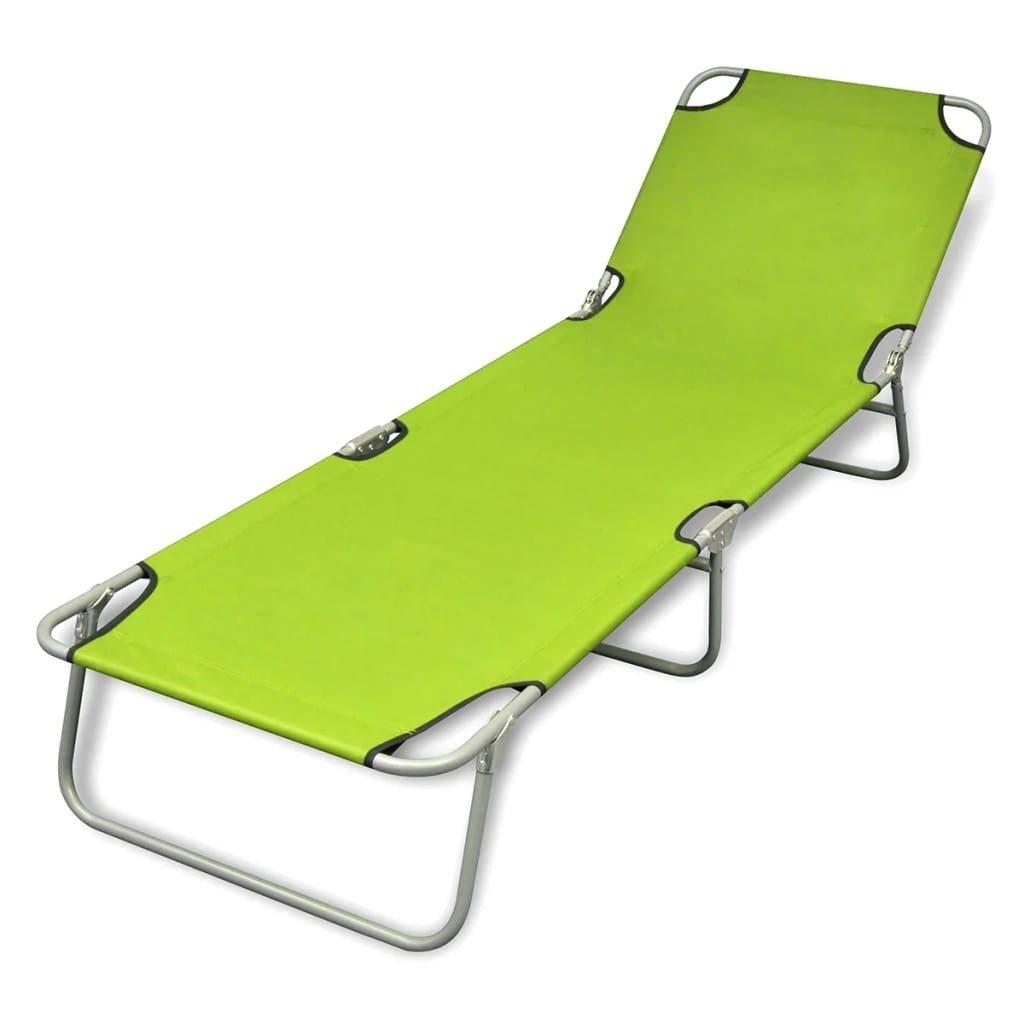 VidaXL Chaise longue tissu  