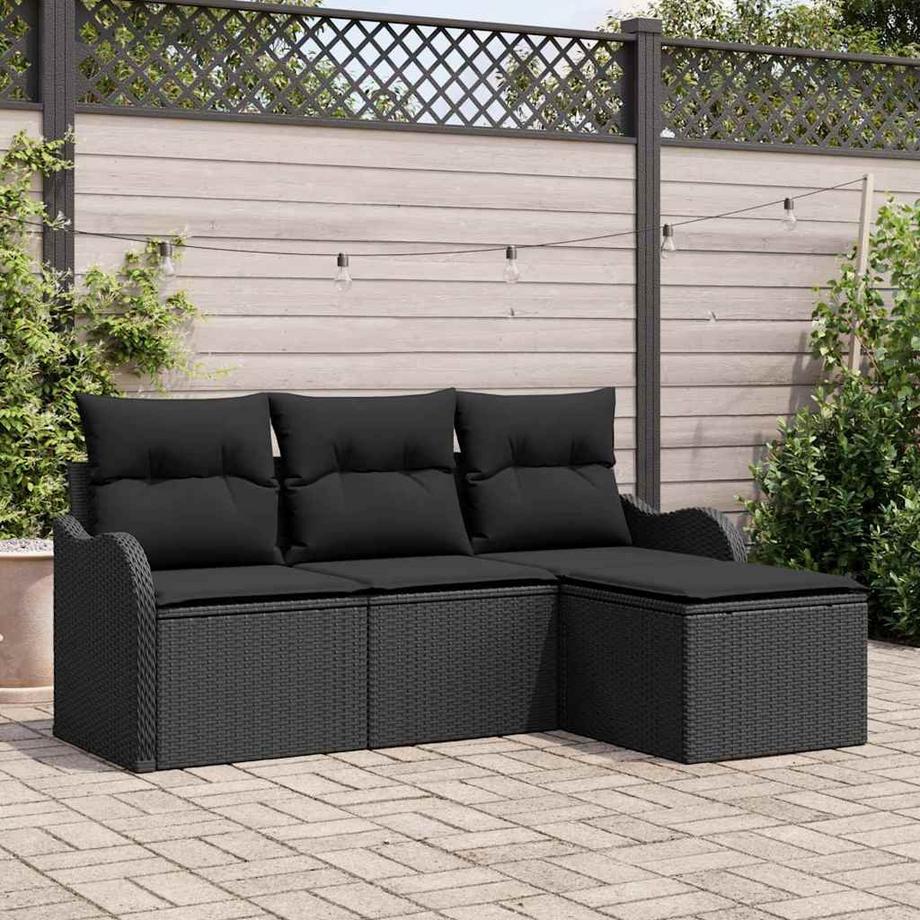 VidaXL Seduta Modulare All'aperto Polyrattan  