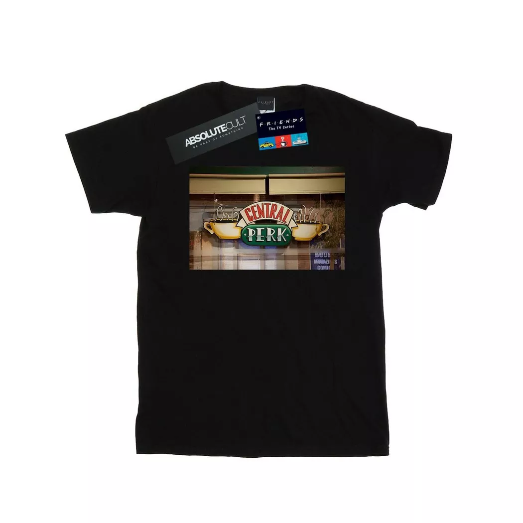 Friends - Central Perk TShirt, für Damen, Schwarz, Größe S
