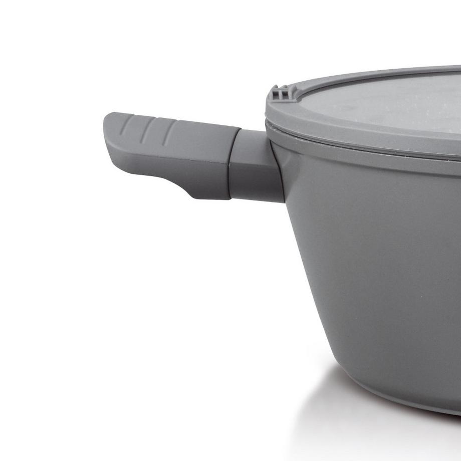 Cheffinger Casseruola con colino e beccuccio per versare - 28 cm  