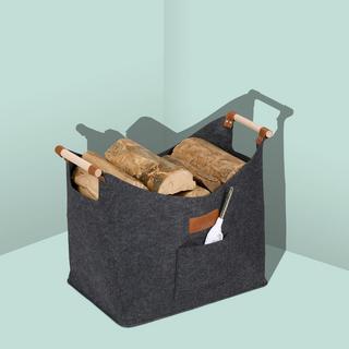 Northix Holzkorb aus Filz  