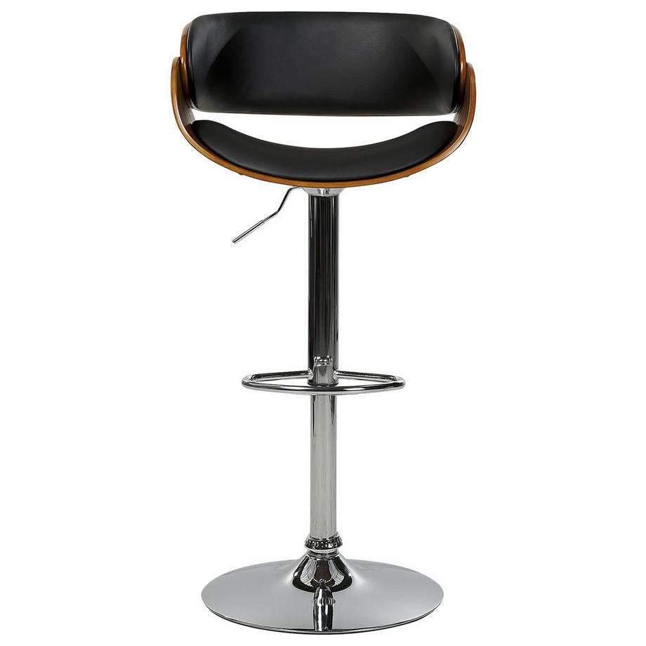 Beliani Set mit 2 Barstühlen aus Kunstleder  BAKU  