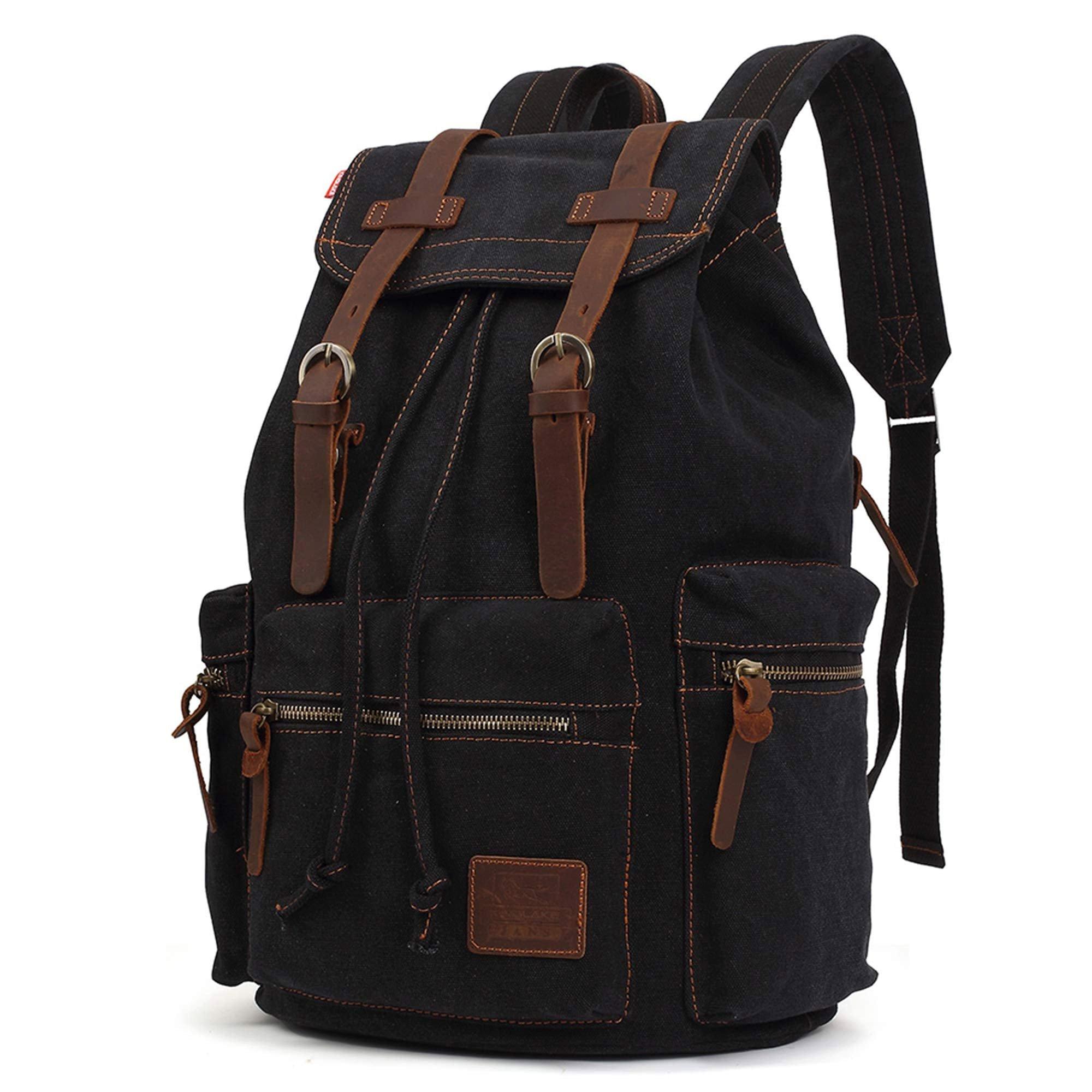 Only-bags.store Zaino Daypack Vintage 15 Pollici Retrò Elegante  