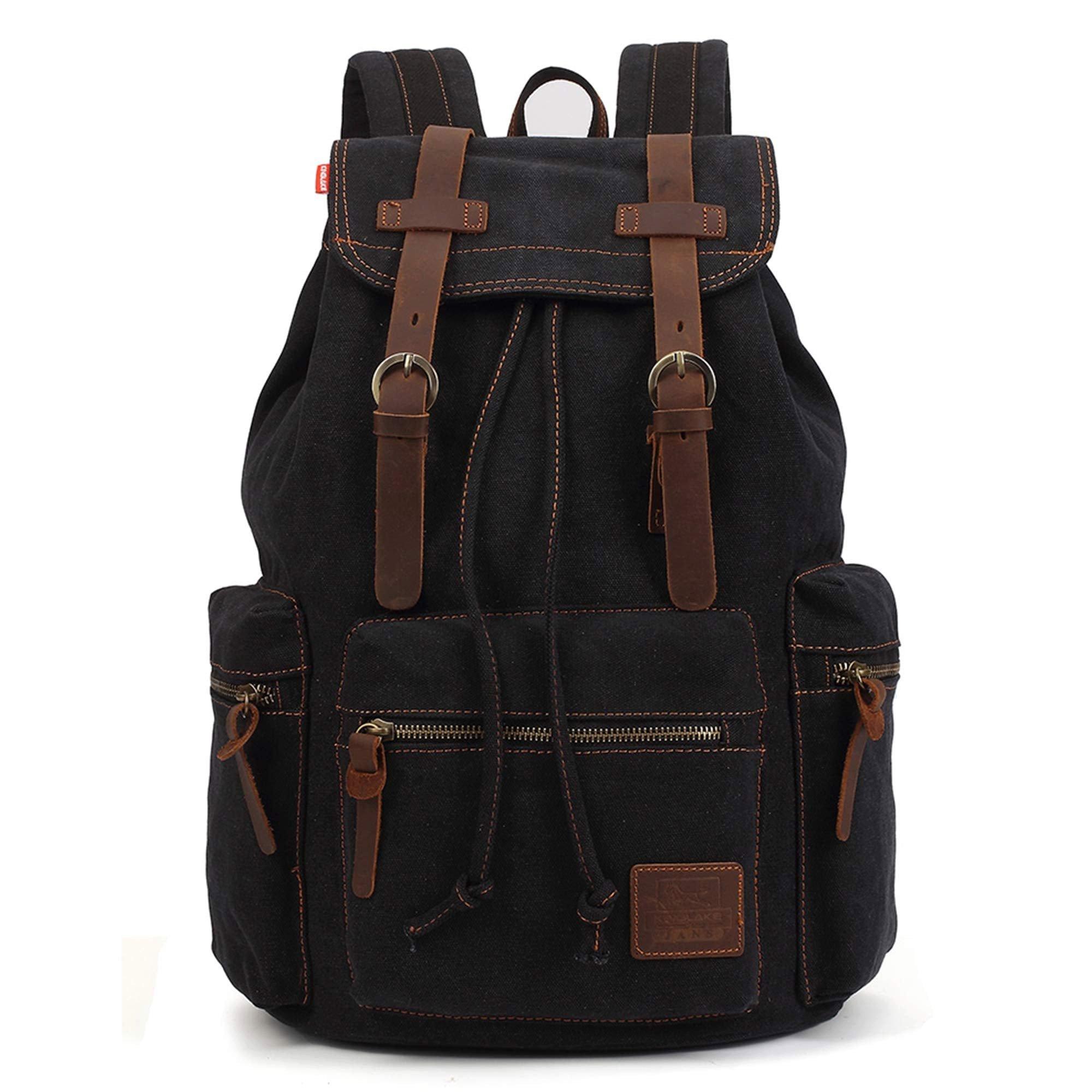 Only-bags.store Vintage Rucksäcke 15 Zoll, Schulrucksack Daypack Retro Stylish Rucksack für Outdoor-Wanderung Reise  