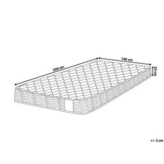 Beliani Matelas à ressorts ensachés en Ressorts ensachés BLISS  