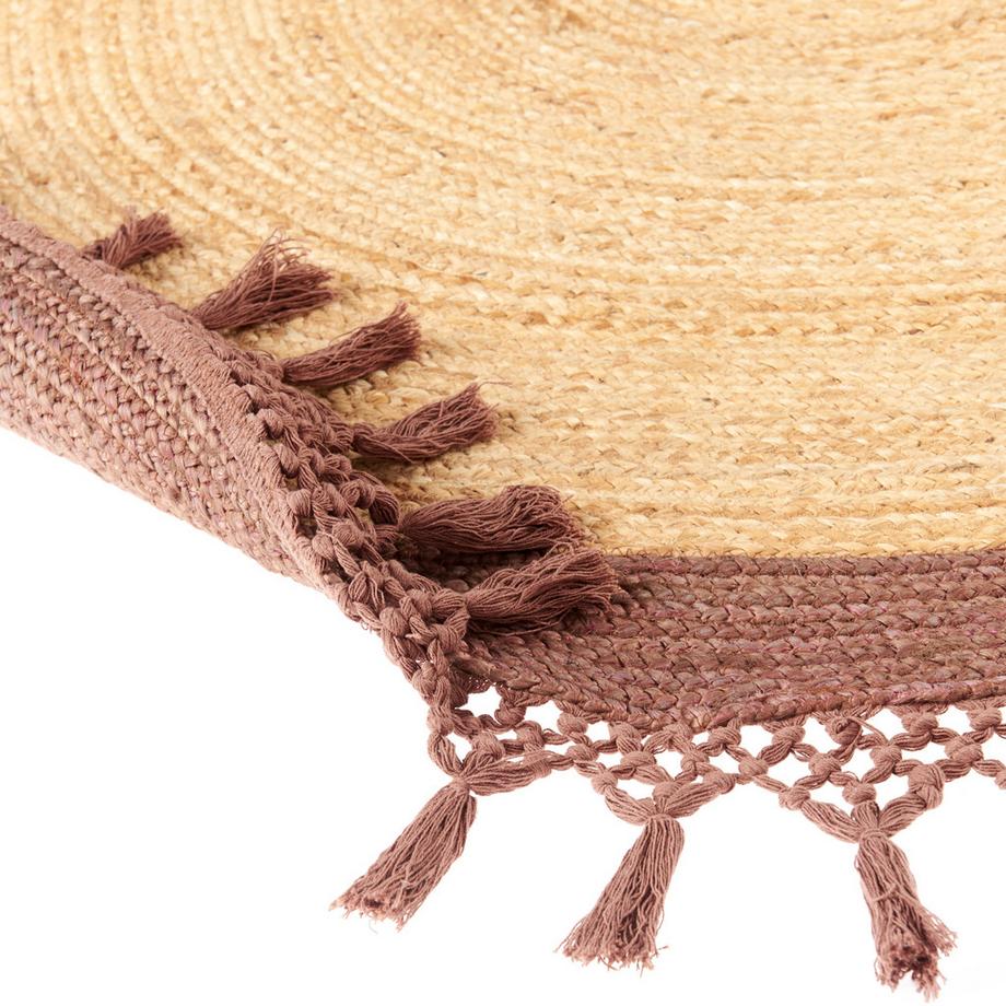 Beliani Tapis en Jute  MARTS  