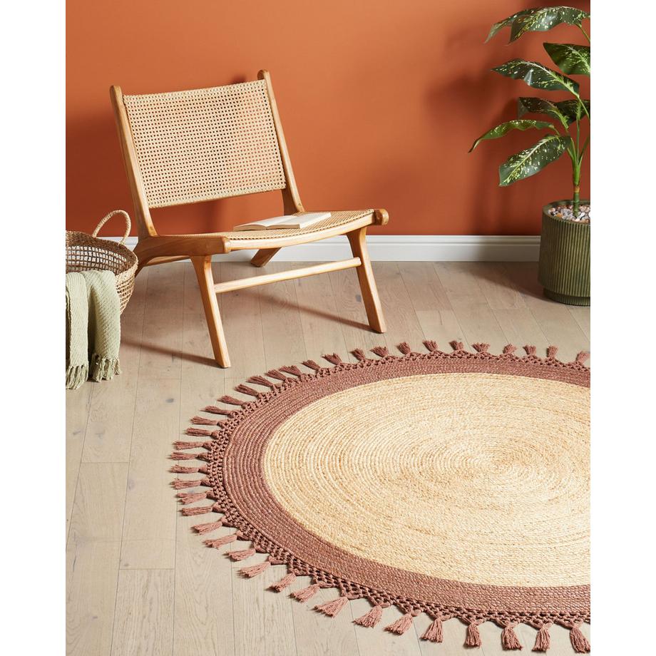 Beliani Tapis en Jute  MARTS  