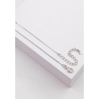 MUAU Schmuck  Collier Silber 925 Süsswasserperle 11-12mm Zirkonia 