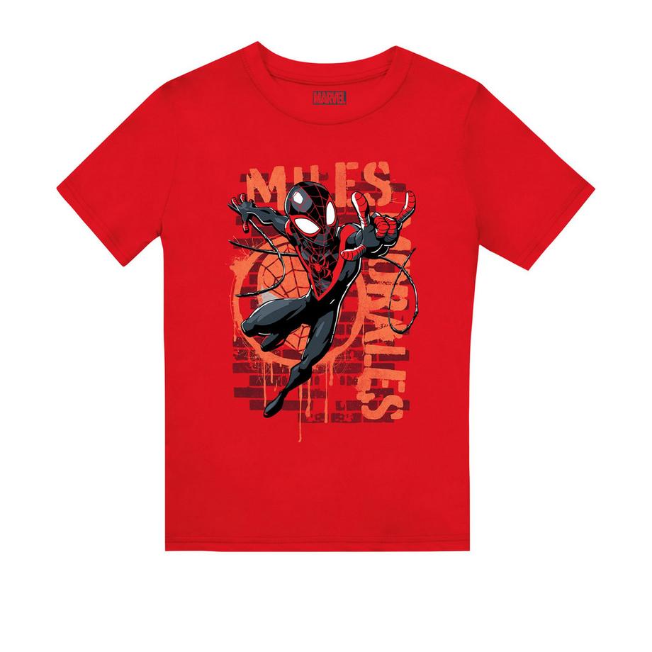 Tshirt motif Miles Morales et effet à la bombe Enfant