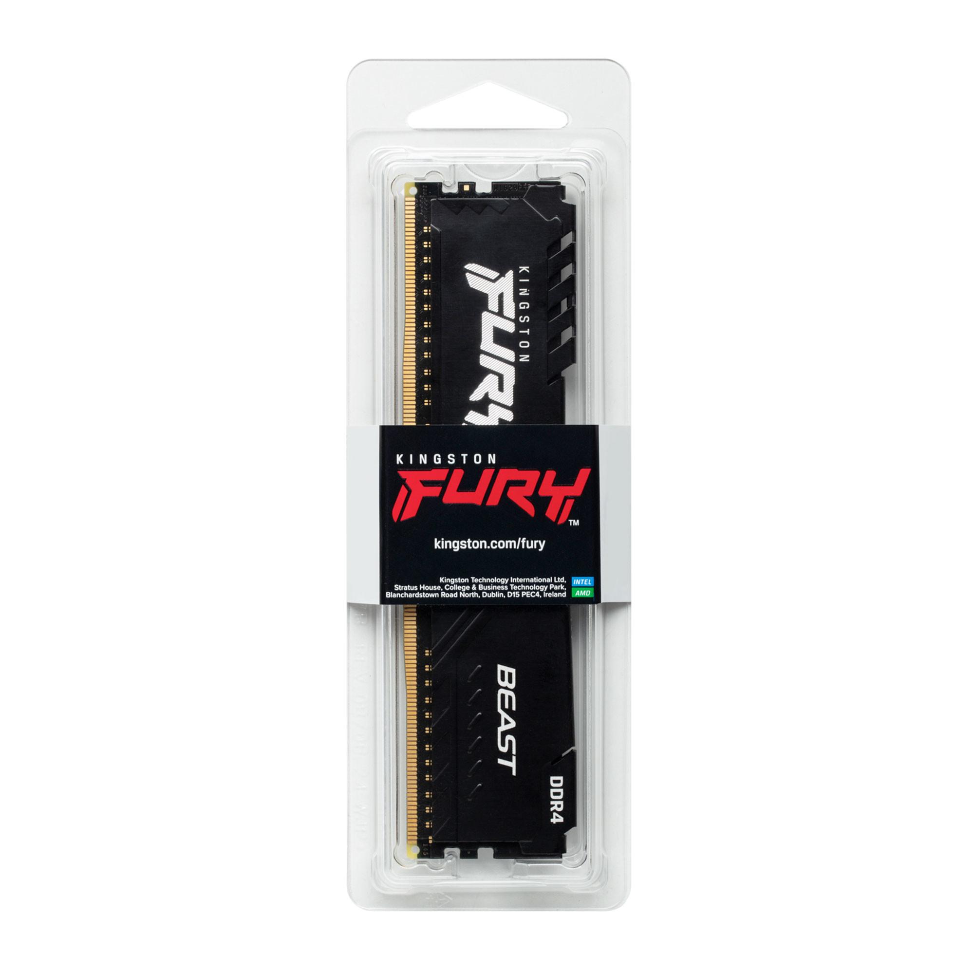 Kingston  FURY Beast (1 x 16GB, DDR4-3600, DIMM 288 pin) 