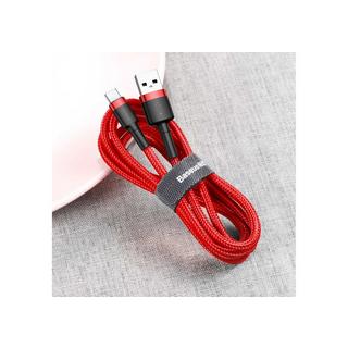 Baseus  Cafule USB Kabel 0,5 m USB 2.0 USB A USB C Rot 