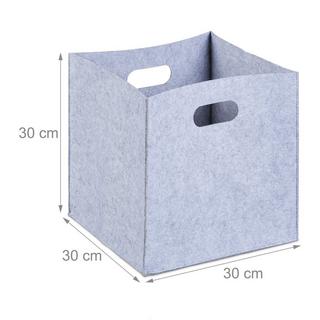 B2X Cestino quadrato in feltro  