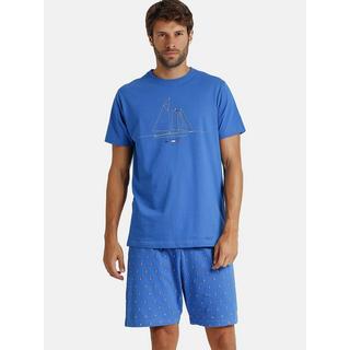 Admas  Pyjama tenue d'intérieur short t-shirt Sailing Antonio Miro 