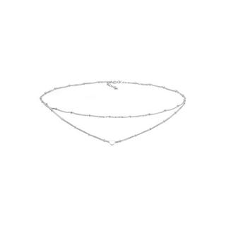Elli  Halskette Choker Layer Herz 