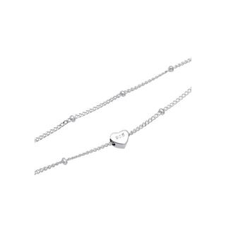 Elli  Halskette Choker Layer Herz 