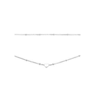 Elli  Halskette Choker Layer Herz 