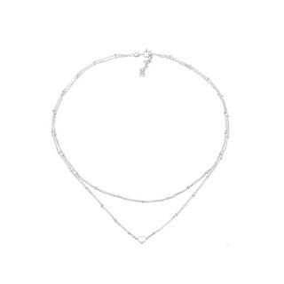 Elli  Halskette Choker Layer Herz 
