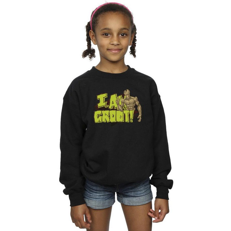 Guardians Of The Galaxy  I Am Groot Sweatshirt 