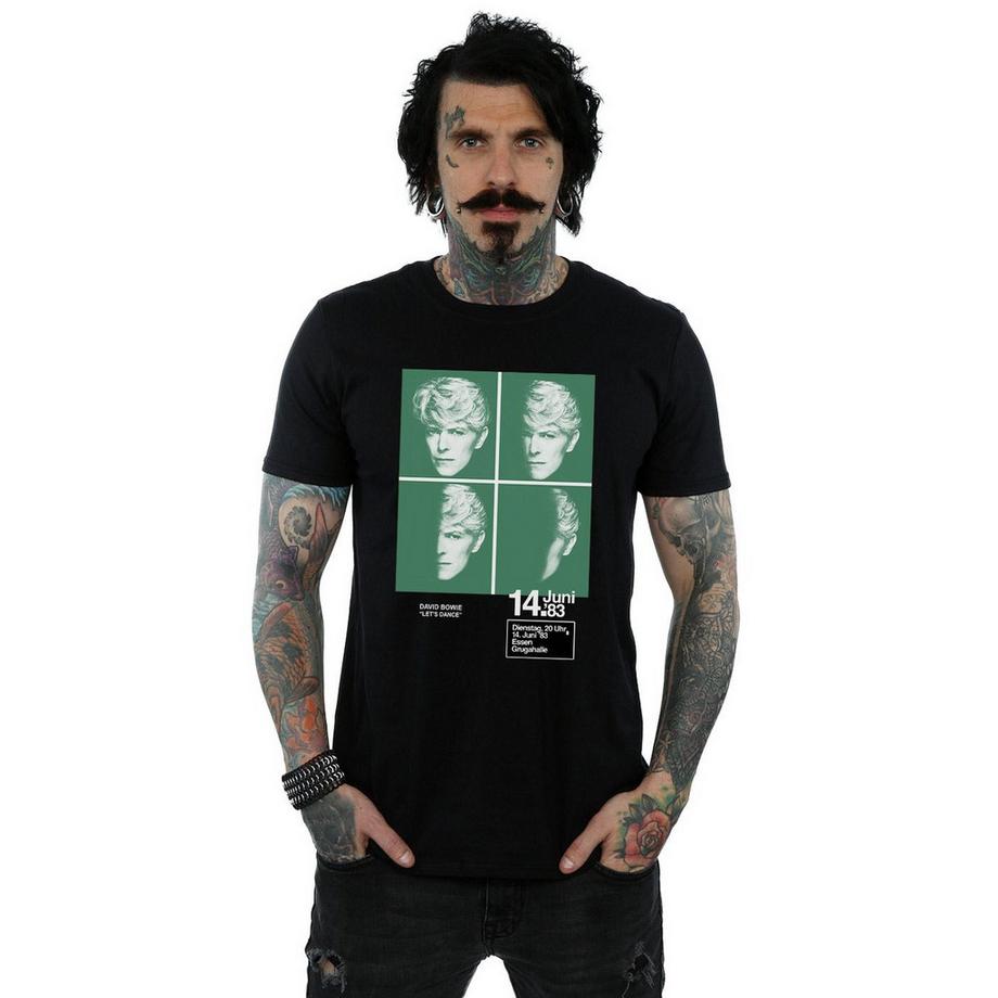 David Bowie T-Shirt Stampa Grafica 1983  