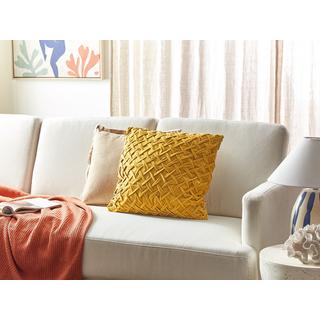 Beliani Coussin en Velours Moderne CHOISYA  