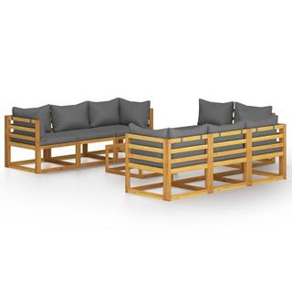 VidaXL Mobilier de jardin bois d'acacia  