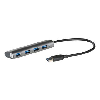 i-tec  Metal U3HUB448 hub di interfaccia USB 3.2 Gen 1 (3.1 Gen 1) Type-A 5000 Mbit/s Grigio 