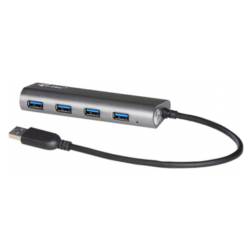 Metal U3HUB448 hub di interfaccia USB 3.2 Gen 1 (3.1 Gen 1) Type-A 5000 Mbit/s Grigio