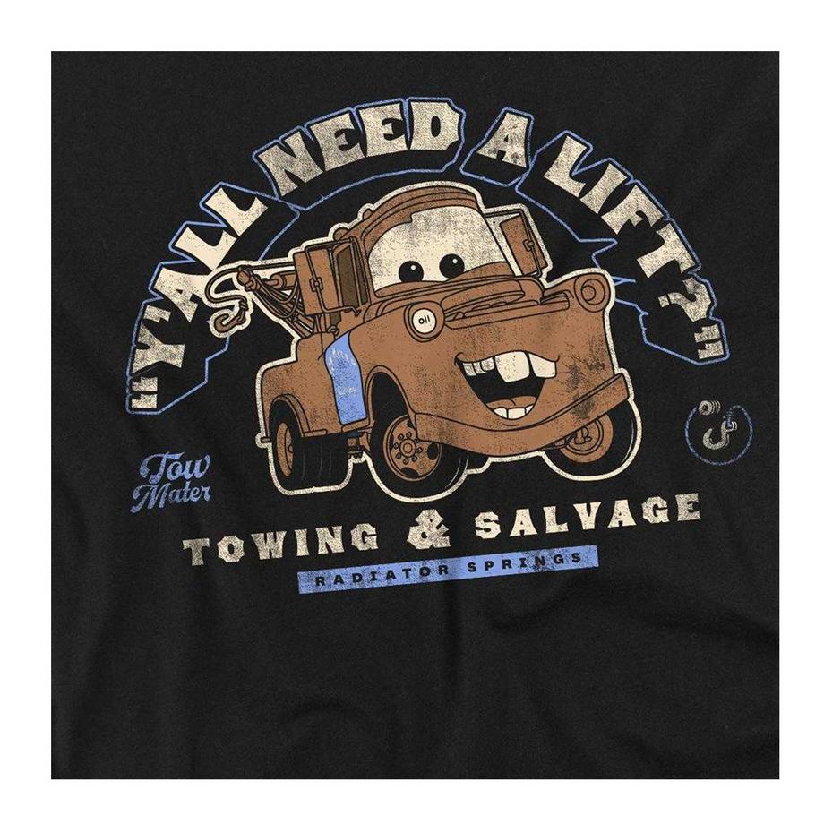 Cars Maglietta Manica Lunga con Grafica Tow Mater  