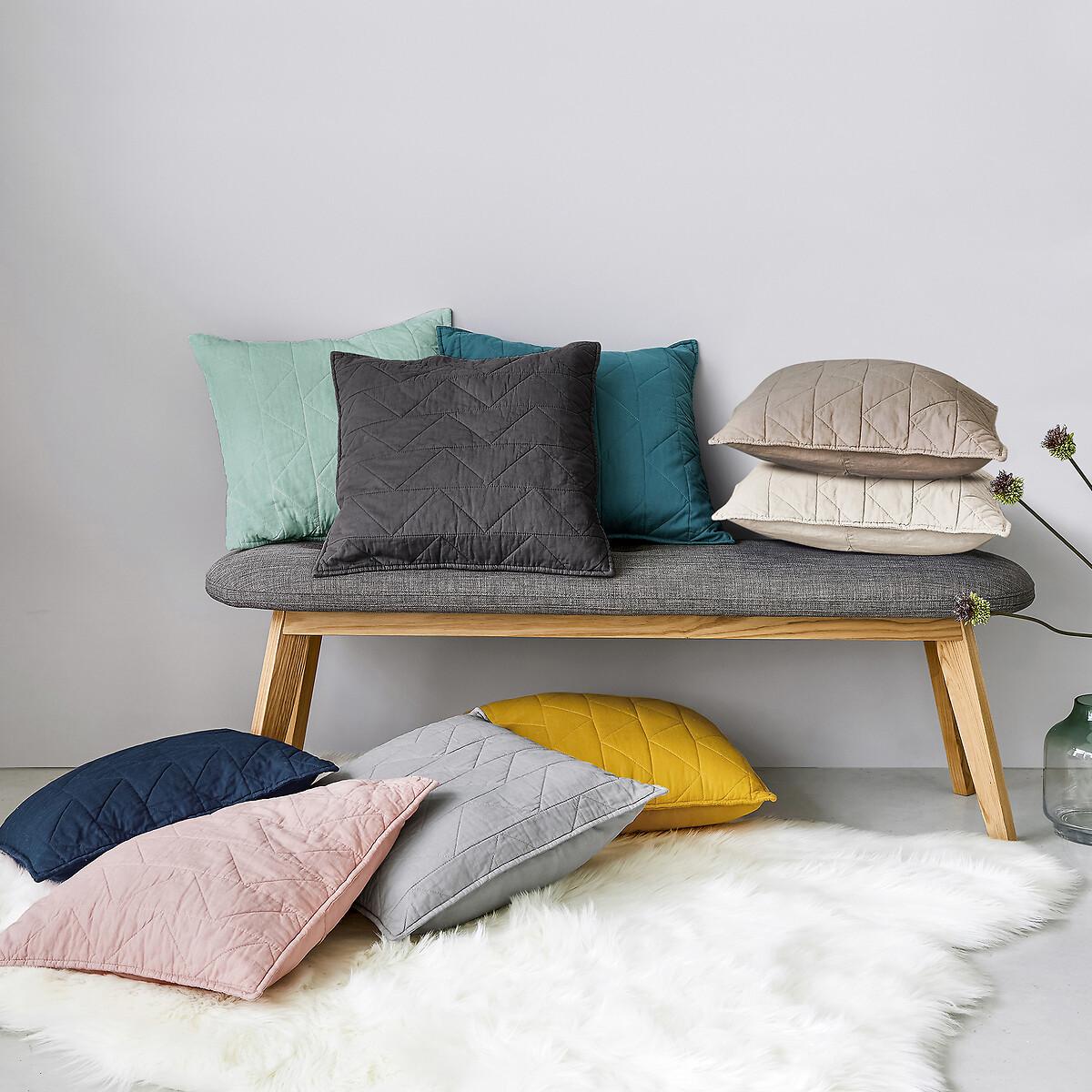 La Redoute Intérieurs Kissenbezug Zig Zag Scenario Baumwolle  