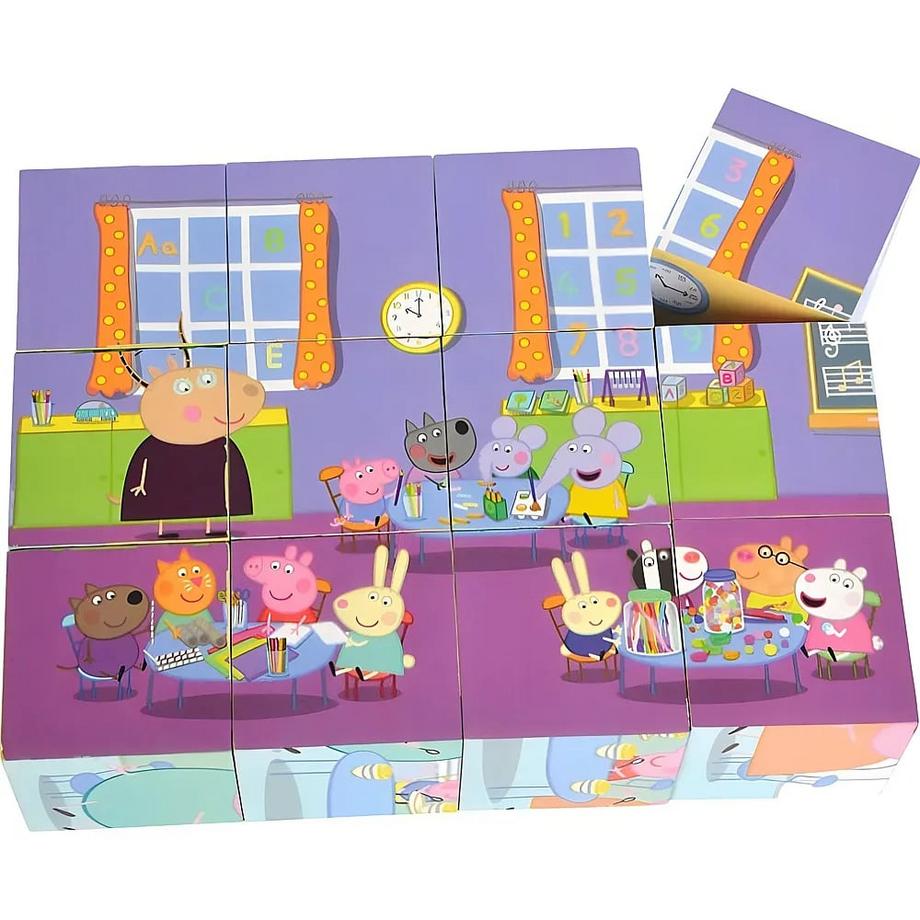 Eichhorn  Puzzle Bilderwürfel Peppa Pig (12Teile) 