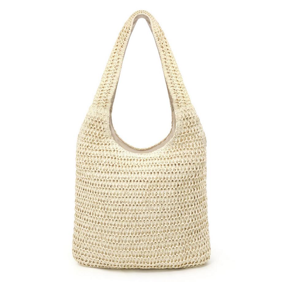 Strandtasche Sommer, Gestrickte Tasche Strand, Tasche Umhängetasche Sommertaschen für die Reise